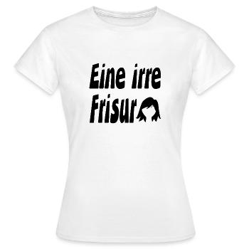 Coiffure - T-shirt Femme - blanc - Devant - AI Model Female 172 dark (172cm)