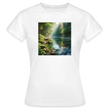Quiet Skogsbäck - Women's T-Shirt - white - Front - AI Model Female 172 dark (172cm)
