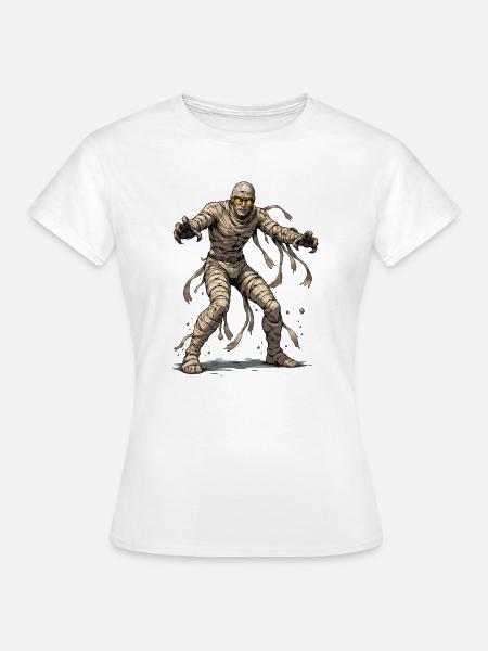 Mumie Comic  - Frauen T-Shirt - Weiß