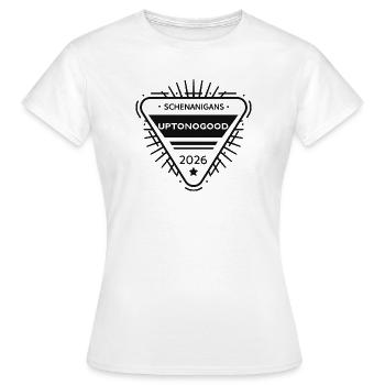 Uptonogood Ehrenabzeichen - Frauen T-Shirt - Weiß - Vorne - AI Model Female 172 dark (172cm)