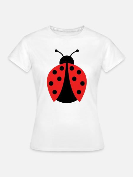 Marienkäfer - Frauen T-Shirt - Weiß