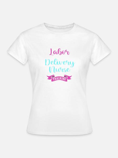 Hebamme Entbindung - Frauen T-Shirt - Weiß