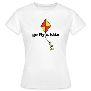 Roter Gelber Diamantdrachen - Frauen T-Shirt - Weiß - Vorne - AI Model Female 172 dark (172cm)