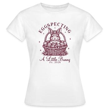Ostern Lustige Schwangerschaftsankündigung Frauen - Frauen T-Shirt - Weiß - Vorne - AI Model Female 172 dark (172cm)