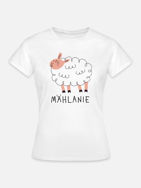 Kuscheliges Wolkenschaf - Frauen T-Shirt - Weiß