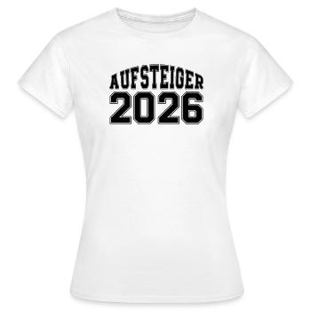 Promu en 2026 - T-shirt Femme - blanc - Devant - AI Model Female 172 dark (172cm)