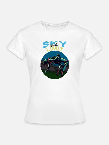 High jump: Sky is the limit! - Women's T-Shirt - white