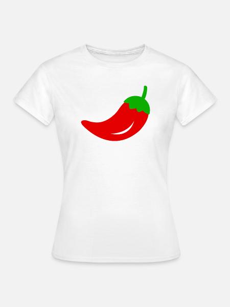 Chili - Frauen T-Shirt - Weiß