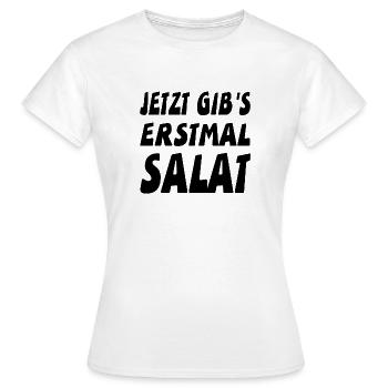 Salat - Frauen T-Shirt - Weiß - Vorne - AI Model Female 172 dark (172cm)