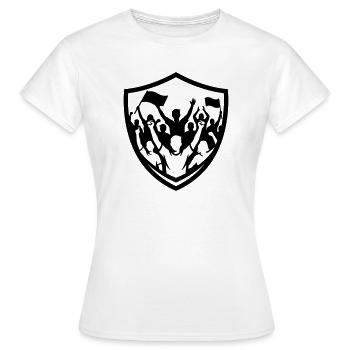 Soirée de supporters - T-shirt Femme - blanc - Devant - AI Model Female 172 dark (172cm)