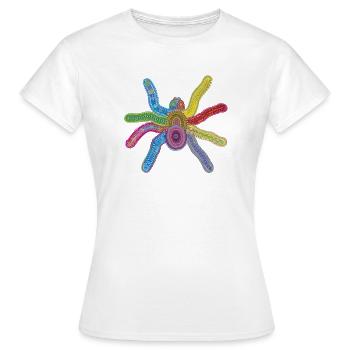 Tiefsee-Spinne - Frauen T-Shirt - Weiß - Vorne - AI Model Female 172 dark (172cm)