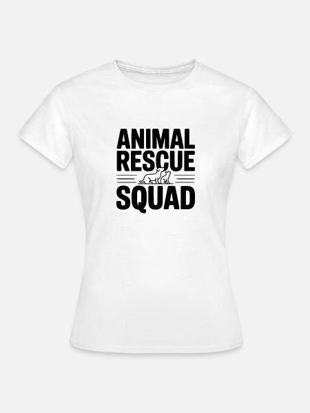 Tierrettungstrupp - Frauen T-Shirt - Weiß