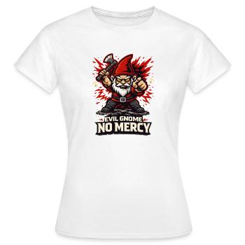 Böser Gnom, Dunkler Gnom, Goth-gnom, Lustiger Gnom - Frauen T-Shirt - Weiß - Vorne - AI Model Female 172 dark (172cm)