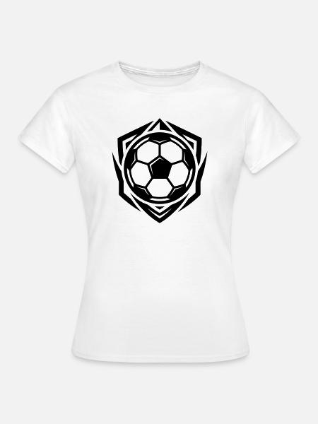 Fussball Symbol - Frauen T-Shirt - Weiß