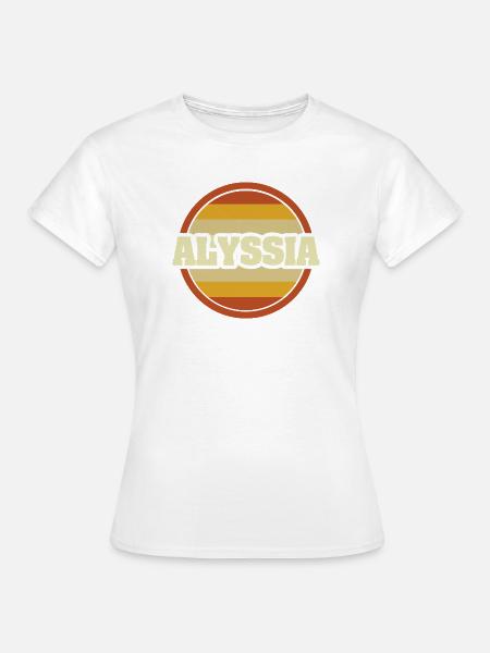 Legendaer Alyssia - Frauen T-Shirt - Weiß