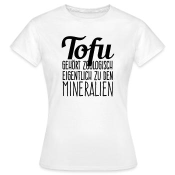Tofu zoologisch - Frauen T-Shirt - Weiß - Vorne - AI Model Female 172 dark (172cm)