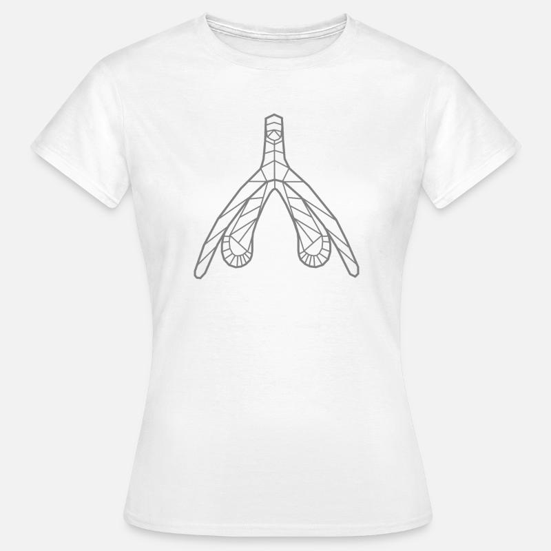 Klitoris_grau - Women's T-Shirt - white