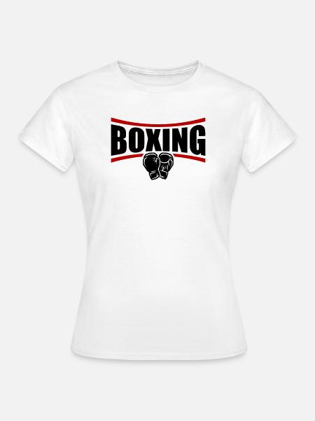 Boxing Boxen - Frauen T-Shirt - Weiß