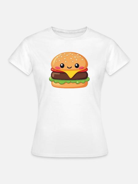 Hamburger - Frauen T-Shirt - Weiß