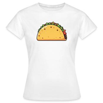 Taco - Frauen T-Shirt - Weiß - Vorne - AI Model Female 172 dark (172cm)