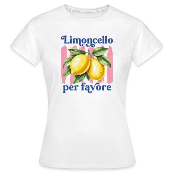 Italien Zitronen Limoncello Per Favore Amalfi  - Frauen T-Shirt - Weiß - Vorne - AI Model Female 172 dark (172cm)