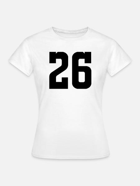 26 - Frauen T-Shirt - Weiß