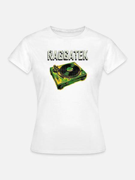 Raggatek Plattenspieler Jamaika - Frauen T-Shirt - Weiß