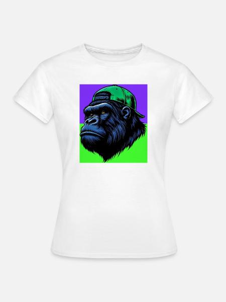Gorilla - Frauen T-Shirt - Weiß