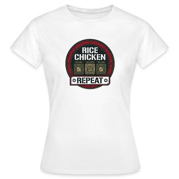 Saison de taille avec déficit calorique réduit - T-shirt Femme - blanc - Devant - AI Model Female 172 dark (172cm)