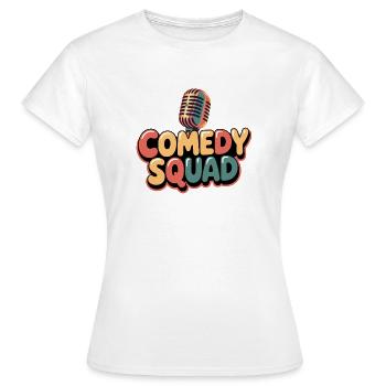 Troupe comique - T-shirt Femme - blanc - Devant - AI Model Female 172 dark (172cm)