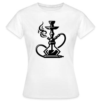 Shisha Narguiléa - T-shirt Femme - blanc - Devant - AI Model Female 172 dark (172cm)
