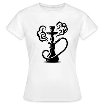 Shisha - Frauen T-Shirt - Weiß - Vorne - AI Model Female 172 dark (172cm)
