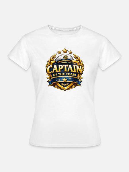 Kapitän der Team Abzeichen - Frauen T-Shirt - Weiß