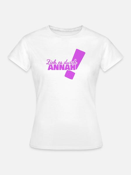 Annah - Frauen T-Shirt - Weiß