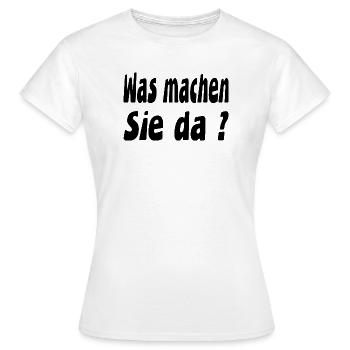 Work - Women's T-Shirt - white - Front - AI Model Female 172 dark (172cm)
