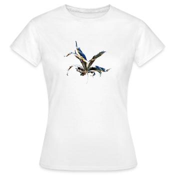 Leaf layers - Women's T-Shirt - white - Front - AI Model Female 172 dark (172cm)