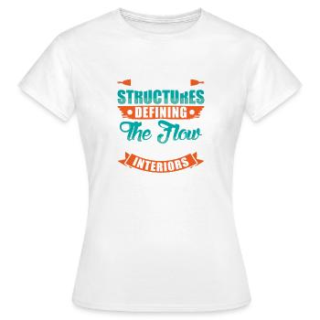 Constructeur de plaques de plâtre Installateur de plaques de plâtre - T-shirt Femme - blanc - Devant - AI Model Female 172 dark (172cm)