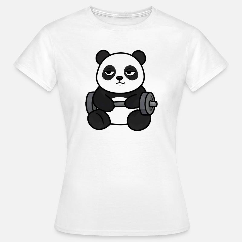 Panda Powerlifting - Women's T-Shirt - white