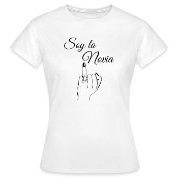 I'm the Farewell Bride - Women's T-Shirt - white - Front - AI Model Female 172 dark (172cm)