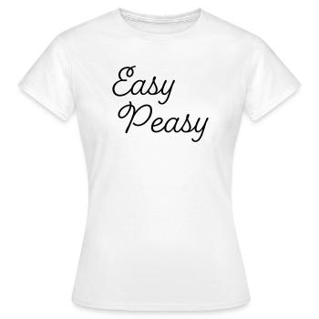 Facile - T-shirt Femme - blanc - Devant - AI Model Female 172 dark (172cm)