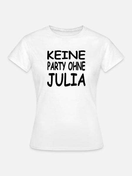 Julia - Frauen T-Shirt - Weiß