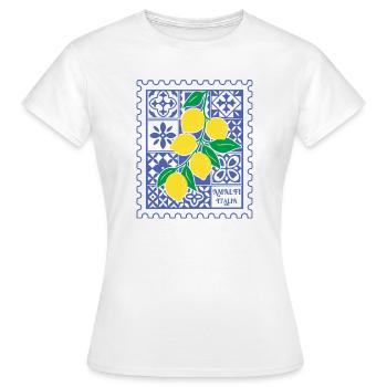 Italy Lemons Italia Amalfi Coast Summer - Women's T-Shirt - white - Front - AI Model Female 172 dark (172cm)