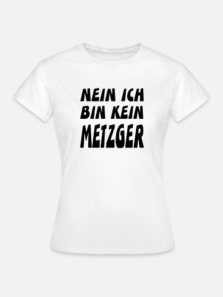 Metzger - Frauen T-Shirt - Weiß
