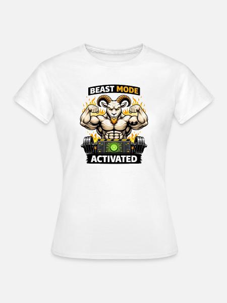 Focus Mode Activated Goat - Women's T-Shirt - white