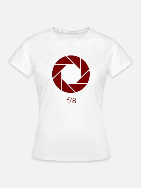 Apertur-f8-Rost - Frauen T-Shirt - Weiß