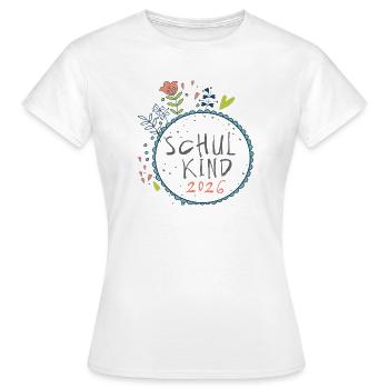 Écolier 2026 - T-shirt Femme - blanc - Devant - AI Model Female 172 dark (172cm)
