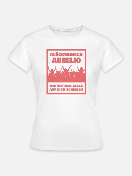 Kollege Aurelio - Frauen T-Shirt - Weiß