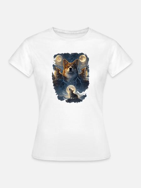 Dreimonde Corgi. - Frauen T-Shirt - Weiß