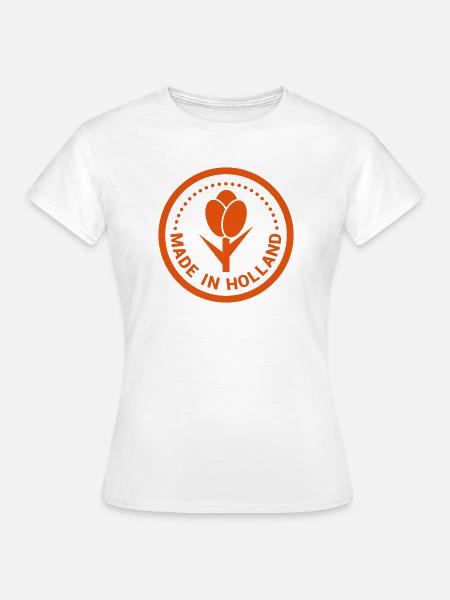 Hergestellt in Holland - Frauen T-Shirt - Weiß