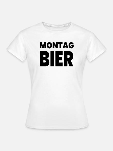 Bier - Frauen T-Shirt - Weiß